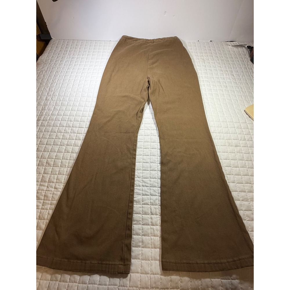 Princess Polly Brown Flare Pants High Waisted Bell Bottom Trousers Size 4 US - Picture 2 of 7
